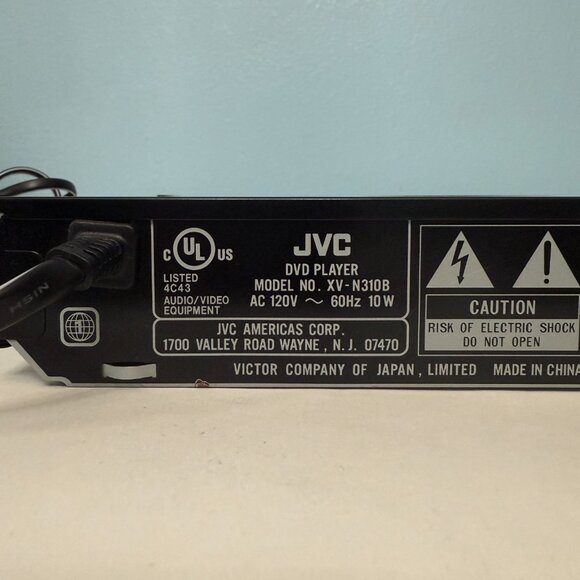 JVC DVD CD Player XV-N310B Super VCD Dolby Digital No Remote - Picture 11 of 14